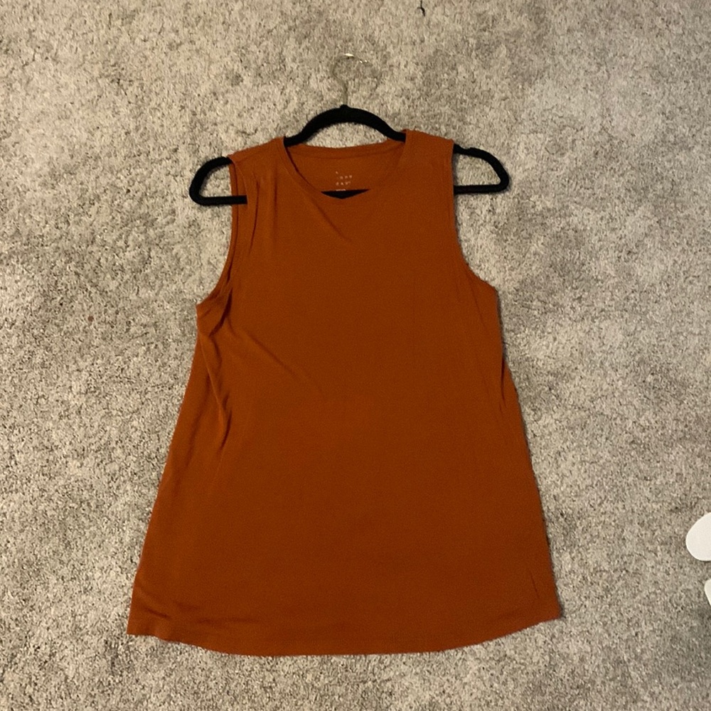 A New Day orange tank M